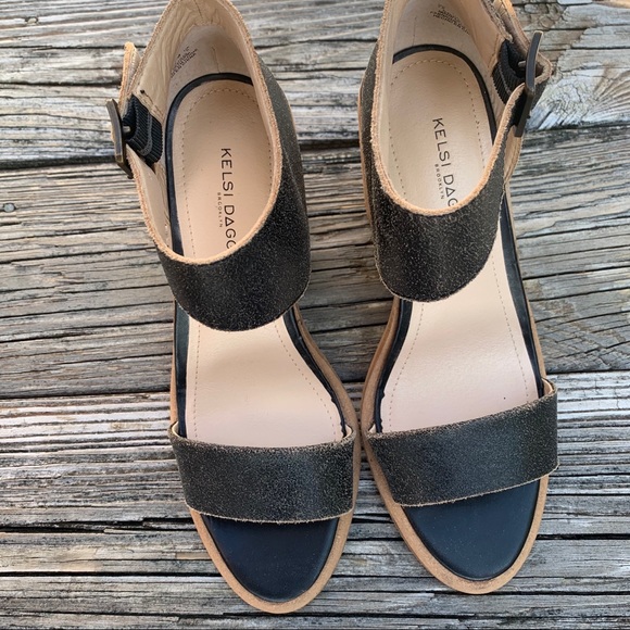 KELSI DAGGER Leather Brooklyn Mayfair Sandals 71/2 - Picture 4 of 8